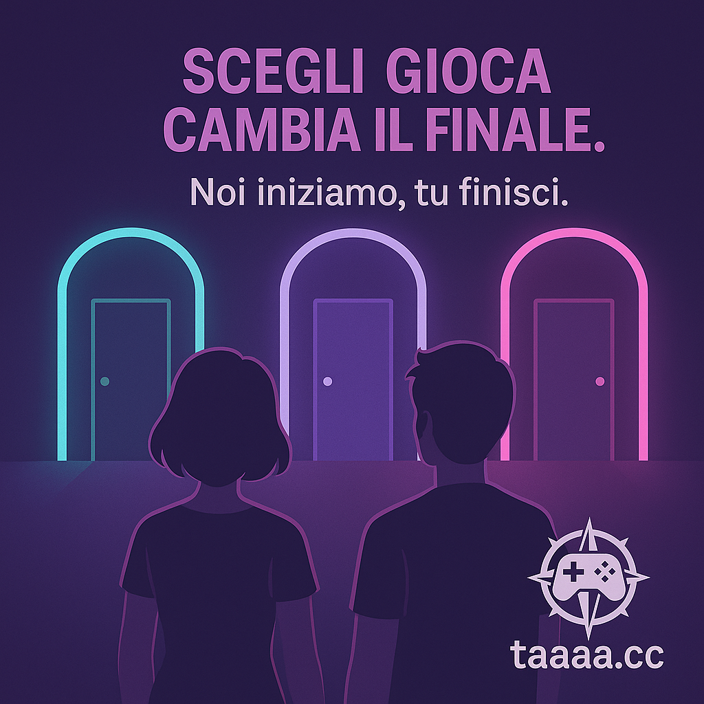 scegli gioca cambia il finale noi iniziamo tu finisci